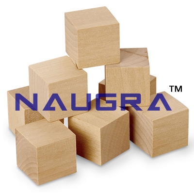 1 Inch Plain Wooden Cubes - Set of 100