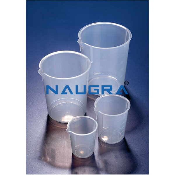 Tapered beakers, moulded grads
