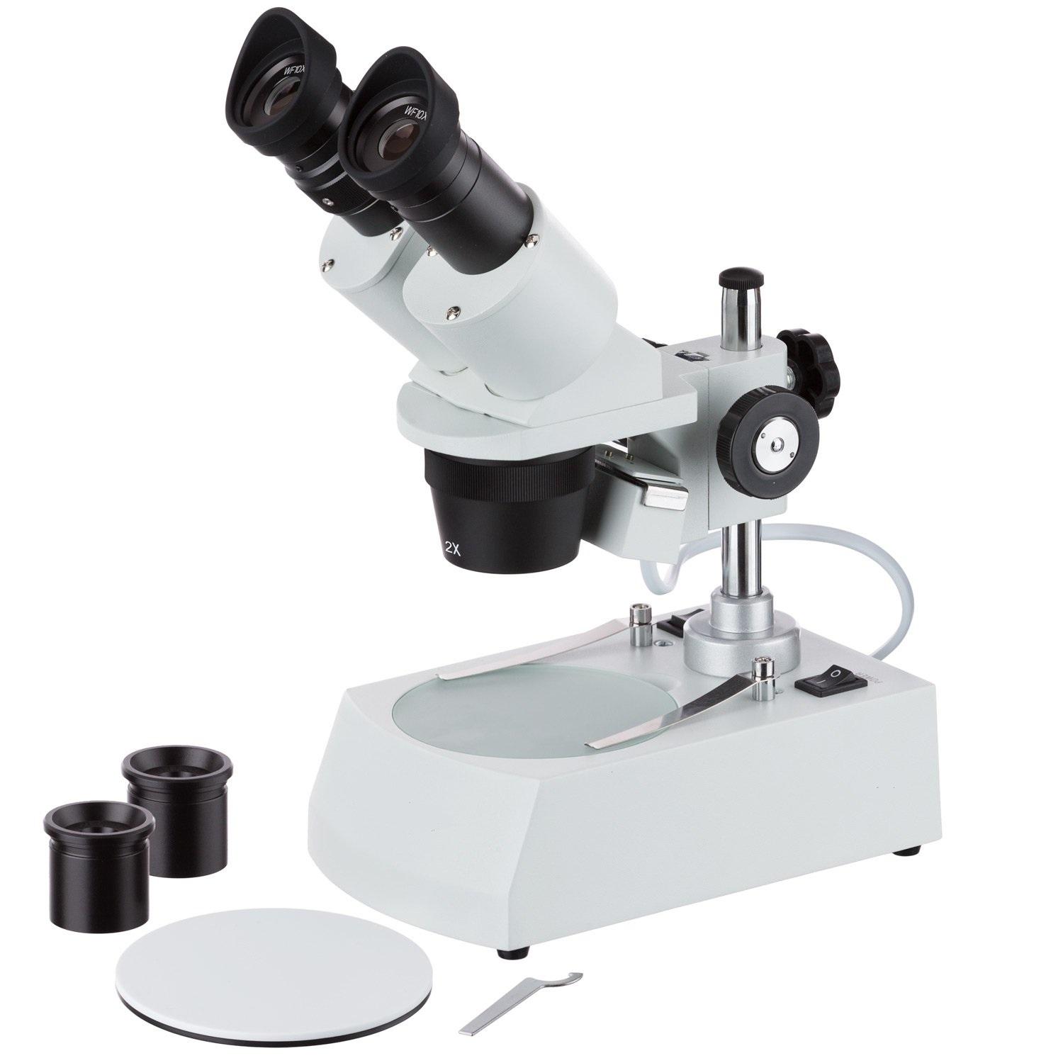 Advanced Stereo Microscope (30X & 60X Magnification) - Rechargeable