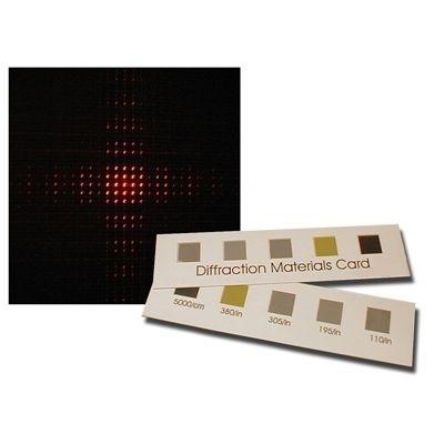 Diffraction Materials Card, Pack of 25