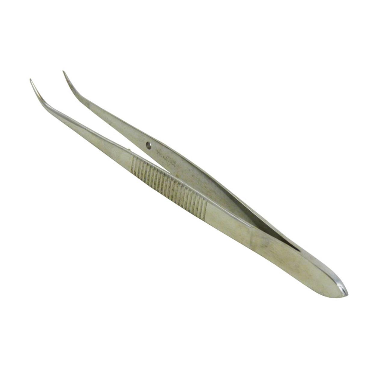 Dissecting Forceps (Medium Points) - Curved, Stainless Steel