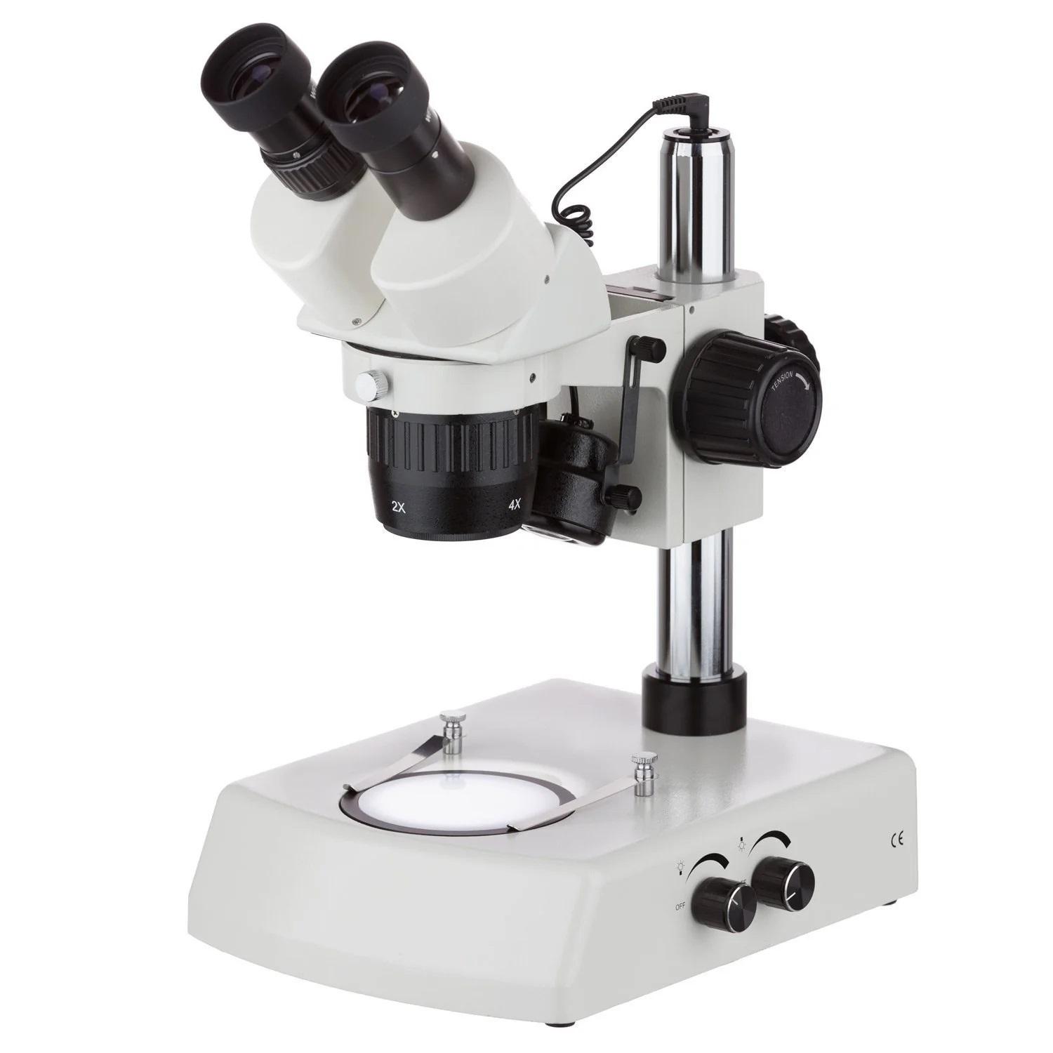 Economy Stereo Microscope - Top and Bottom LED Corded Illumination