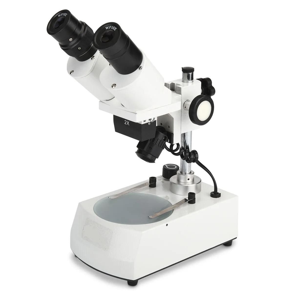 Economy Stereo Microscope Top and Bottom LED Illumination