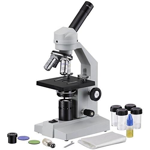 Student Microscope with Coarse and Fine Adjustment - Vertical/15-Watt Tungsten
