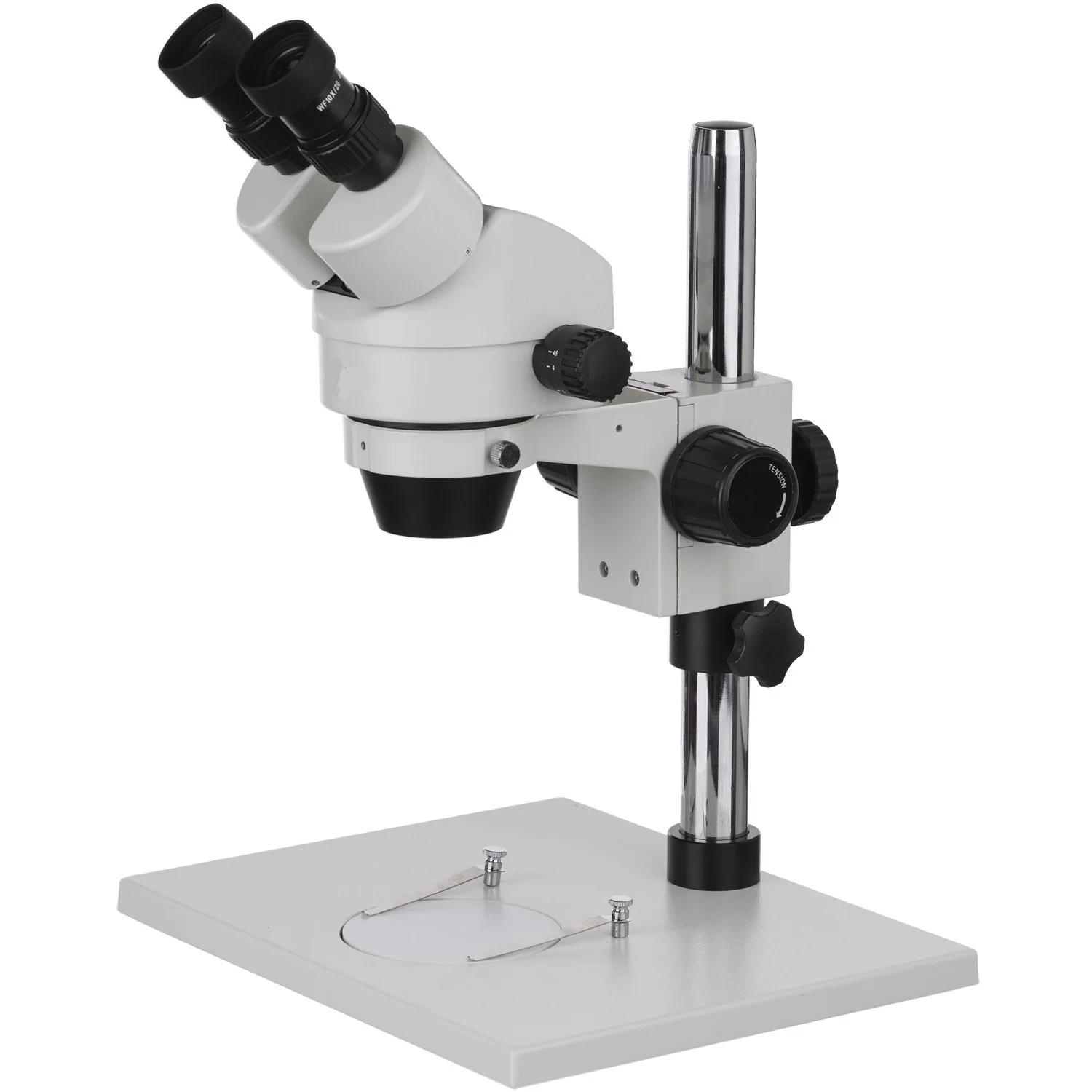 Tri-Power Stereo Microscope: 15X Widefield Eyepiece; 30X, 45X, 60X Magnification; LED Corded Illumination