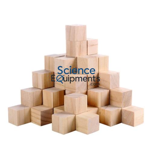 1 Inch Plain Wooden Cubes - Set of 100