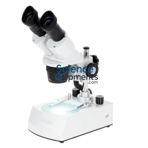 Advanced Stereo Microscope with Fluorescent/Halogen Lighting - 20X/60X (Binocular)