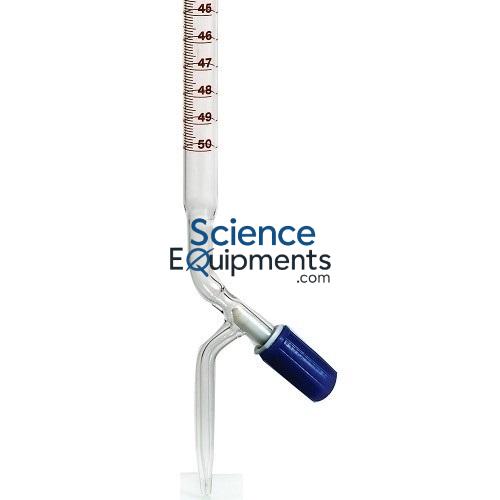 Science Lab Burettes with PTFE Needle Valve Stopcock