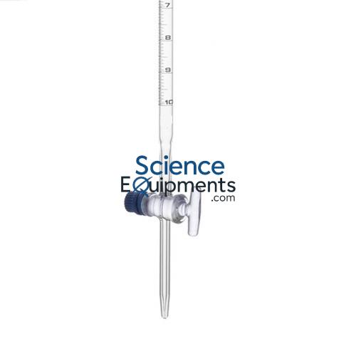 Science Lab Burette with Straight Bore Glass Stopcock