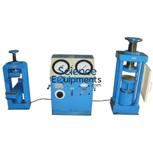 Science Lab Compression Testing Equipment Electrically Cum Manually (Hand) Operated