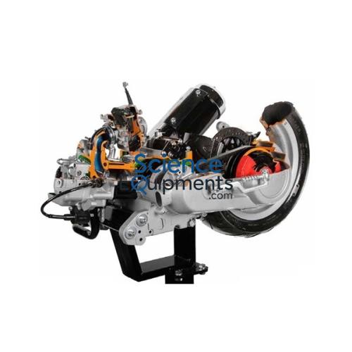 Science Lab Cut Section Model of Four Stroke Petrol Engine