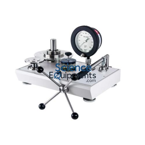Science Lab Dead Weight Pressure Gauge Calibrator