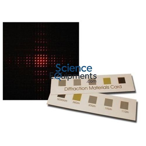 Diffraction Materials Card, Pack of 25