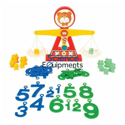 Science Lab Dish Balance with Weight Number