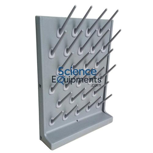 Science Lab Drying Rack Wall Mount