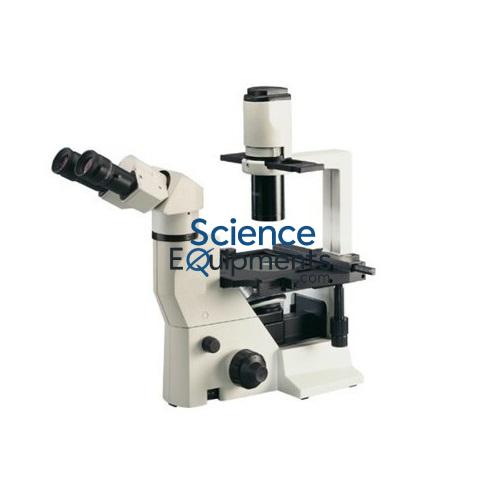 Ergonomic Binocular Inverted Phase Microscope