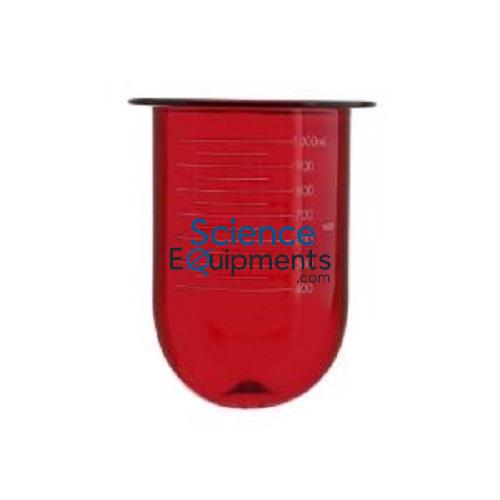 Science Lab Flasks-L Amber, Without Side Cut for Dissolution Apparatus