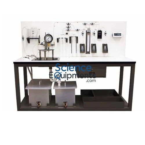 Science Lab Fluid Properties and Hydrostatics Bench