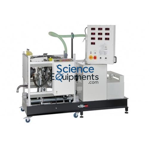 Science Lab Four Stroke Four Cylinder Diesel Engines Test Bench