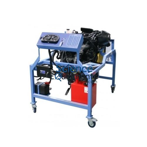 Science Lab Four Stroke Four Cylinder Petrol Engine Test Bench
