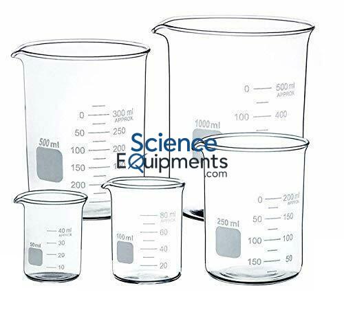 Glass Beaker Set of 5