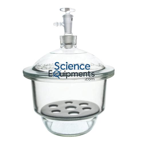 Glass vacuum desiccator