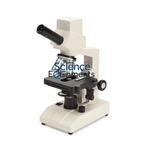 High School Microscope (Monocular Head/Abbe 1.25 Focusable Abbe Condenser with Iris Diaphragm)