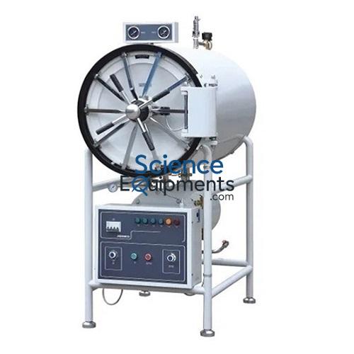 Science Lab Horizontal Cylindrical Pressure Autoclave
