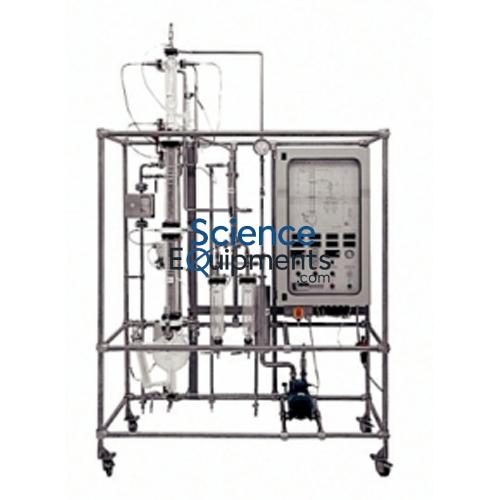 Manual Batch Distillation Pilot Plant with Data