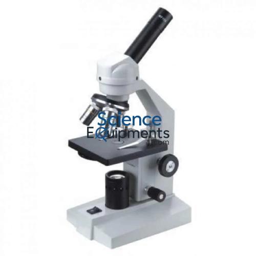 Mid. School Full-Feature Student Microscope - Monocular, 0.65 N.A. Condenser w/Iris Diaphragm, LED Corded