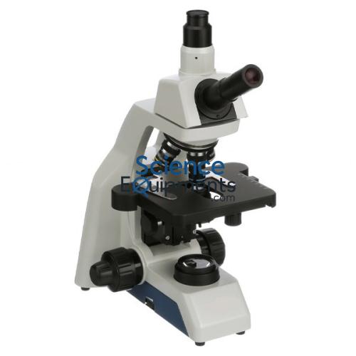 Science Lab Monocular LED Microscope with Vertical Camera Port