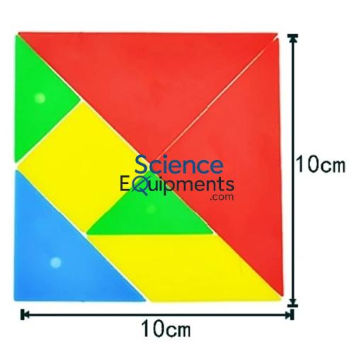 Science Lab Plastic Tangram Puzzle