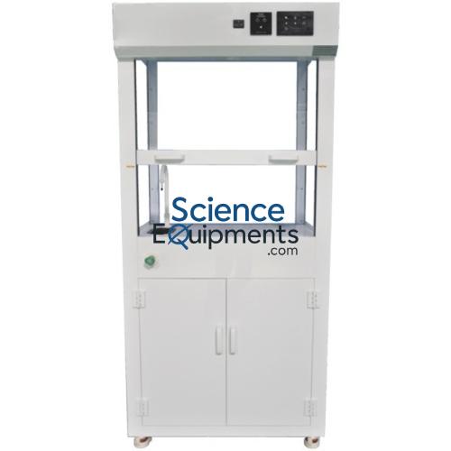 Science Lab Polypropylene Inverted Mobile Fume Cabinet