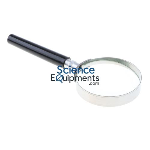 Science Lab Reading Glass Magnifier Metal frame 5/10 cm