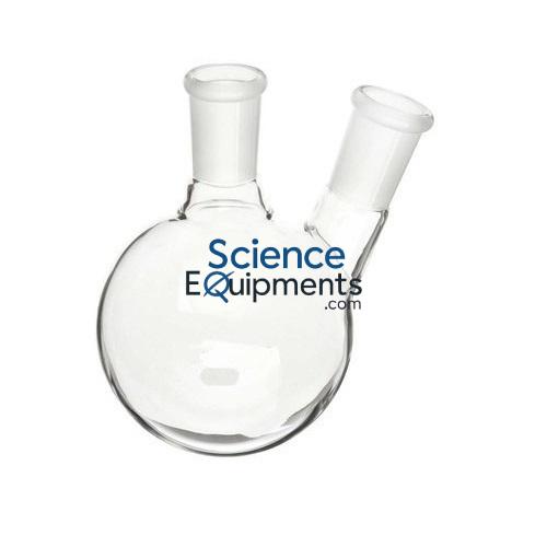 Science Lab Round Bottom Flask With Two Neck