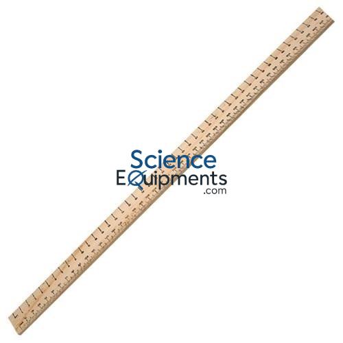 Science Lab Ruler Wooden 1 Metre