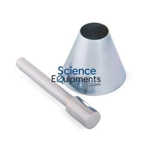 Science Lab Sand Absorption Cone and Tamper