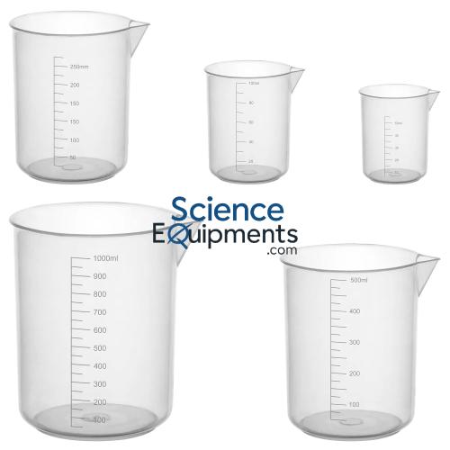 Set of Straight Sided Beakers