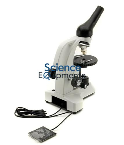 Science Lab Solar LED Monocular Microscope
