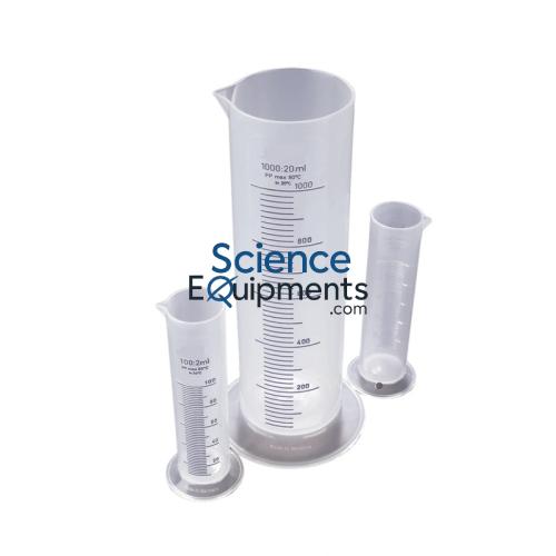 Cylinder with moulded grads, class B