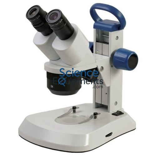 Stereo Microscope with Objectives Rechargeable LED Illumination