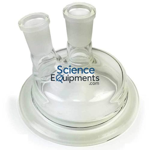 Science Lab Two Neck Reaction Flask Lid