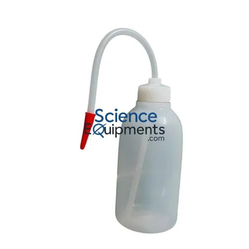 Wash, LPDE Plastic*, Squeeze type, Screw Cap, Fitted With Stoppers And Delivery Tubes