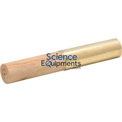 Science Lab Wood and Metal Cylinder