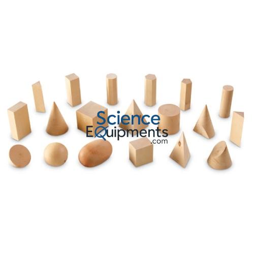 Science Wooden Geometric Solids Lab