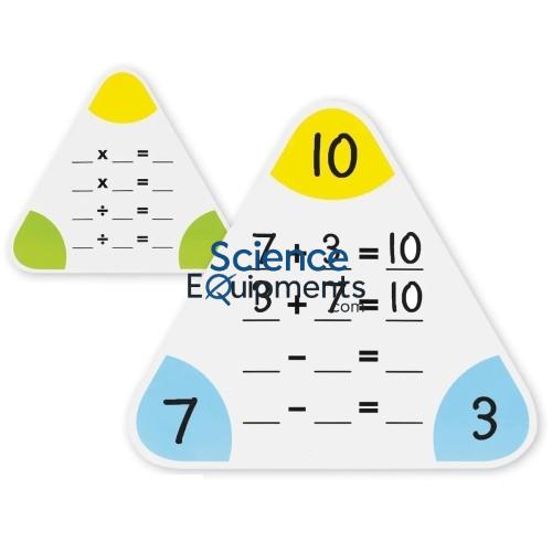 Write and Wipe Fact Family Boards